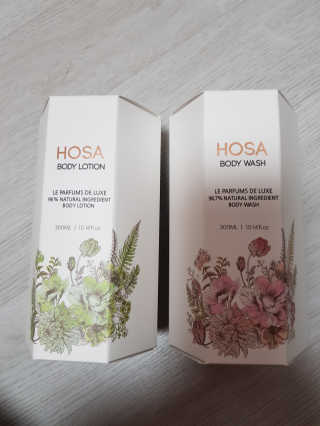 HOSA BODY WASH+BODY LOTION — 5점을 준 리뷰어가 2018년 3월 올린 사용 사진