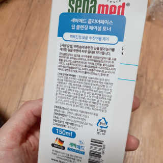 세바메드 클리어페이스 딥클렌징 페이셜 토너 — 4점을 준 리뷰어가 2020년 1월 올린 사용 사진
