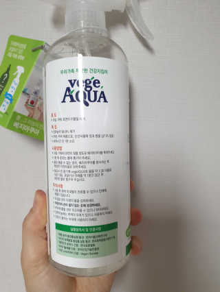 베지아쿠아 475ml + 리필 1000ml 1Set — 4점을 준 리뷰어가 2019년 7월 올린 사용 사진