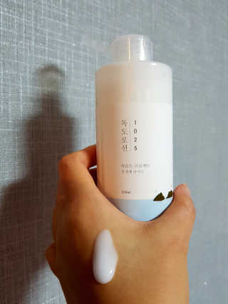 라운드랩 1025 독도 로션 200ml — 5점을 준 리뷰어가 2018년 1월 올린 사용 사진