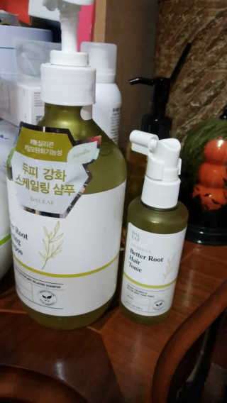 달리프 클로렐라 베러 루트 릴렉싱 샴푸 500ml — 5점을 준 리뷰어가 2019년 11월 올린 사용 사진