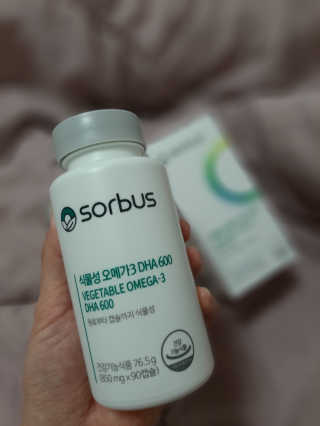 소버스 식물성 오메가3 DHA 600 — 5점을 준 리뷰어가 2020년 1월 올린 사용 사진