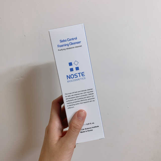 [스킨큐어] 노스테 세보 컨트롤 포밍 클린저 리뷰 사진