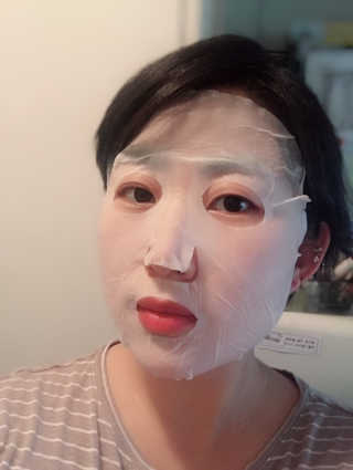 키노닉스 Querencia_Flawless 마스크팩 — 5점을 준 리뷰어가 2019년 4월 올린 사용 사진