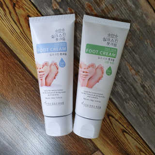 (주)에네스티 에네스티 수안수 실크스킨 풋크림 1+1 — 5점을 준 리뷰어가 2019년 10월 올린 사용 사진