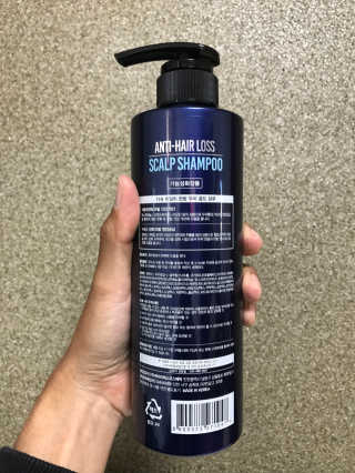 다슈코리아 다슈 데일리 한방 두피 골드 샴푸 500ml — 5점을 준 리뷰어가 2018년 5월 올린 사용 사진