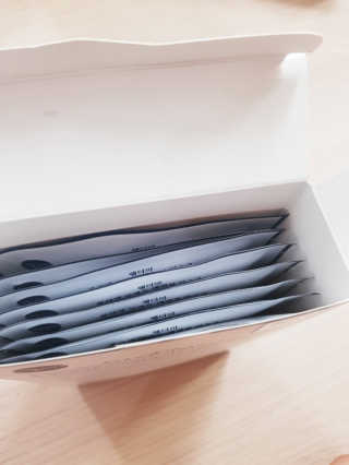 웰더마 사파이어 콜라겐 임팩트 에센셜 마스크 — 4점을 준 리뷰어가 2019년 8월 올린 사용 사진