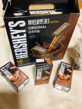 허쉬초콜릿 드링크 허쉬 초콜릿 드링크 선물세트 — 5점을 준 리뷰어가 2019년 11월 올린 사용 사진