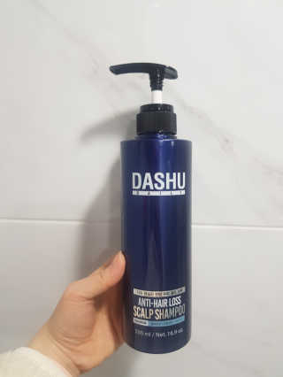 다슈코리아 다슈 데일리 단백질 한방 두피 골드 샴푸 500ml — 5점을 준 리뷰어가 2020년 3월 올린 사용 사진