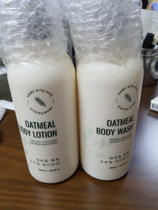 (주)에네스티 내추럴 촉촉  오트밀 바디워시 500ml — 3점을 준 리뷰어가 2020년 3월 올린 사용 사진