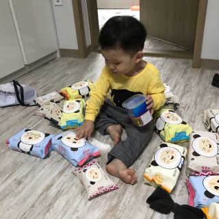 달곰이 물티슈 — 5점을 준 리뷰어가 2017년 4월 올린 사용 사진
