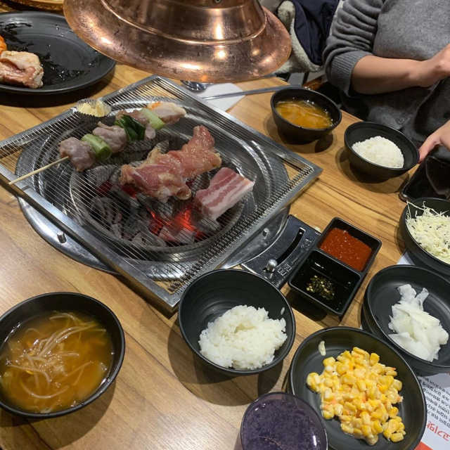 [춘여닭숯불닭갈비] 닭갈비 무한 2인+치즈퐁듀+음료수 리뷰 사진