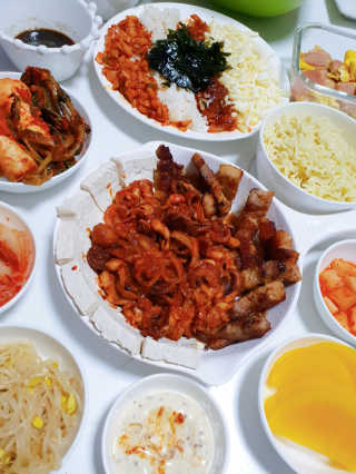 바담가 불타는 쭈꾸미 볶음 만찬 set — 5점을 준 리뷰어가 2019년 12월 올린 사용 사진