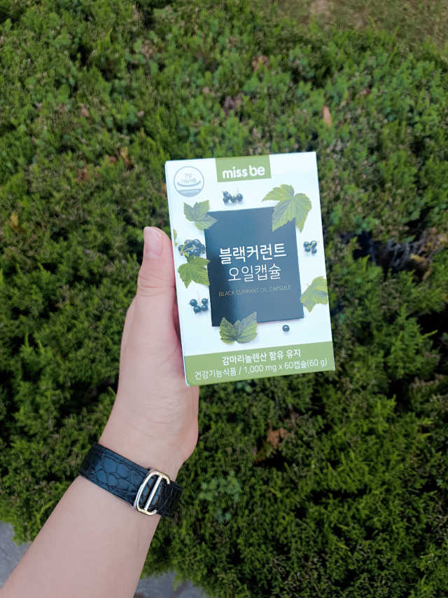 미스비 블랙커런트 오일캡슐 리뷰 사진