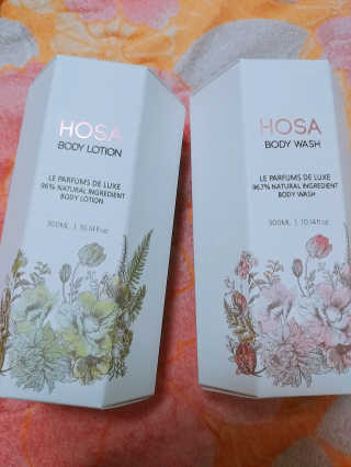 HOSA BODY WASH+BODY LOTION — 5점을 준 리뷰어가 2018년 3월 올린 사용 사진