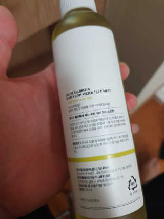 달리프 클로렐라 베러 루트 워터트리트먼트 200ml — 5점을 준 리뷰어가 2020년 3월 올린 사용 사진