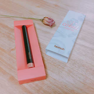 헤이미쉬 데일리즘 코랄릭 스틱 아이 섀도우 — 5점을 준 리뷰어가 2018년 3월 올린 사용 사진