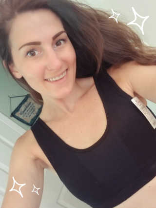 크리비아 Clivia Padded Yoga Sports Bra — 4점을 준 리뷰어가 2018년 6월 올린 사용 사진