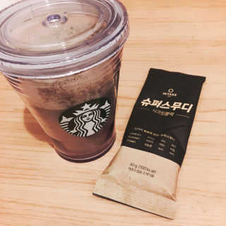인테이크 슈퍼스무디 시크릿블랙(30g*14팩) — 3점을 준 리뷰어가 2017년 3월 올린 사용 사진