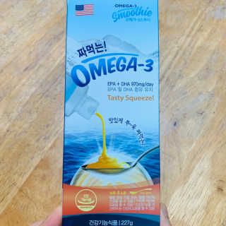 오메가-3스무디 [오메가스무디] 짜먹는 오메가3 DHA 임산부 어린이 — 5점을 준 리뷰어가 2019년 3월 올린 사용 사진