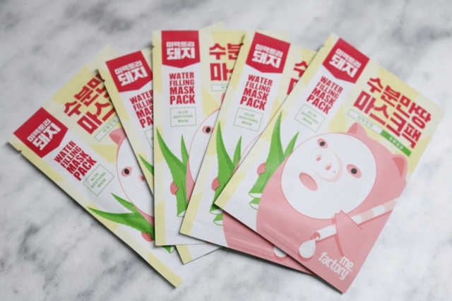 미팩토리 수분 만땅 마스크팩 5매 리뷰 사진