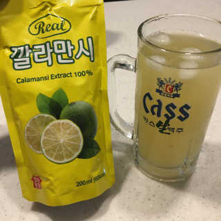 장수농가 리얼깔라만시 — 4.67점을 준 리뷰어가 2018년 4월 올린 사용 사진