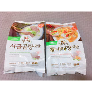 [풀무원] 사골곰탕국밥 황태해장국밥 — 4.67점을 준 리뷰어가 2018년 6월 올린 사용 사진