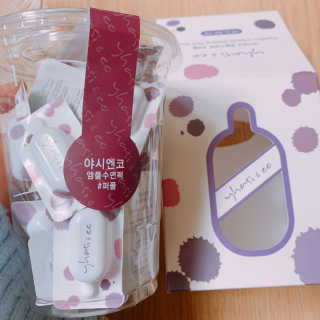 야시엔코 앰플수면팩 퍼플 — 5점을 준 리뷰어가 2019년 2월 올린 사용 사진