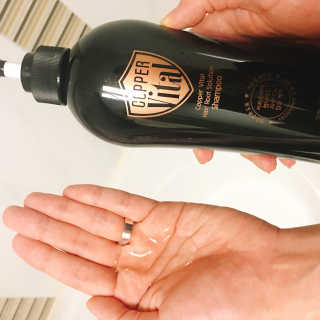 코퍼바이탈 헤어루트 솔루션 샴푸 500ml — 5점을 준 리뷰어가 2018년 9월 올린 사용 사진