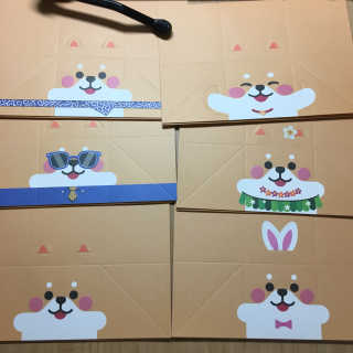 엘토이 L-TOY 시바견 편지지 6종 1SET + 뽀리 편지지 4종 — 5점을 준 리뷰어가 2018년 9월 올린 사용 사진