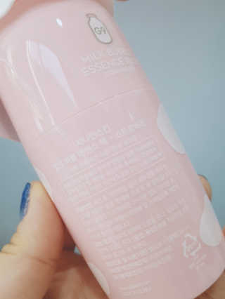 세안 필요 없는 지나인스킨 밀크 버블 에센스 팩 — 4점을 준 리뷰어가 2019년 10월 올린 사용 사진