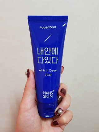 맨즈스킨 파란통 내안에다있다 — 5점을 준 리뷰어가 2017년 11월 올린 사용 사진