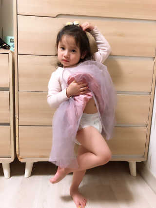 보솜이 액션핏 팬티형 — 5점을 준 리뷰어가 2019년 4월 올린 사용 사진