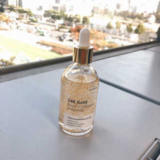 오르템 24K 골드 로얄 콜라겐 앰플 — 5점을 준 리뷰어가 2019년 10월 올린 사용 사진