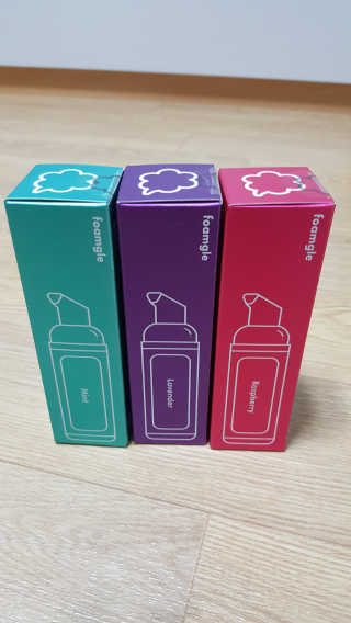 폼글 I foamgle [폼글] 거품가글 50ml 3종 - 민트, 라벤더, 라즈베리 — 4점을 준 리뷰어가 2019년 11월 올린 사용 사진