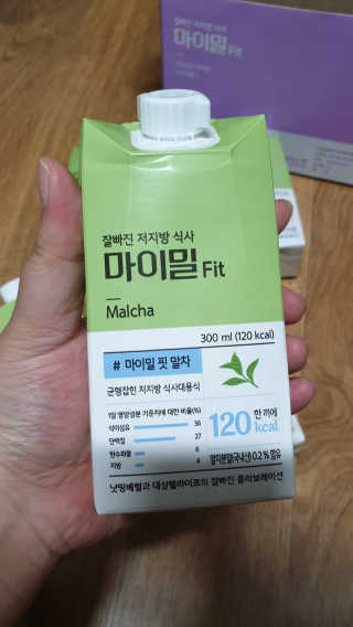 낫띵베럴 잘빠진 저지방 식사 마이밀Fit 말차 6팩 — 5점을 준 리뷰어가 2019년 7월 올린 사용 사진