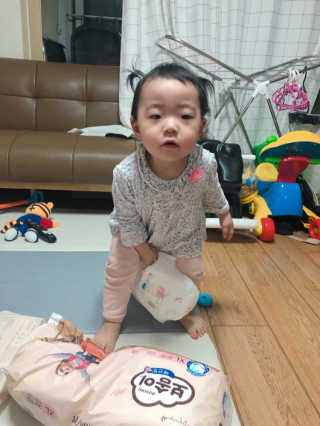 보솜이 액션핏 팬티형 — 4.5점을 준 리뷰어가 2019년 3월 올린 사용 사진