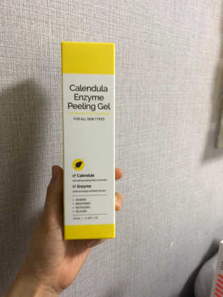 타임인네이처 [더메디닥터] 카렌듈라 엔자임 필링젤 — 5점을 준 리뷰어가 2019년 4월 올린 사용 사진