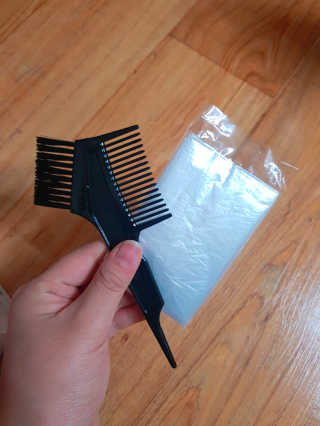 (주)에네스티 미스랩 더블 클리닉 헤어 컬러 크림 — 4점을 준 리뷰어가 2019년 8월 올린 사용 사진