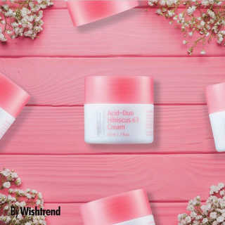 Wishtrend Acid-Duo 히비스커스 63 크림 — 5점을 준 리뷰어가 2019년 11월 올린 사용 사진