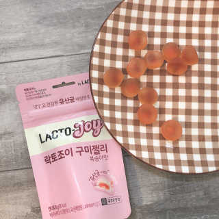 락토조이 구미젤리 복숭아맛 — 5점을 준 리뷰어가 2019년 10월 올린 사용 사진