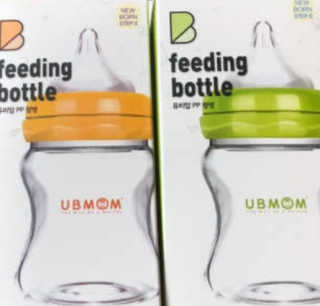 유비맘 신생아젖병 120ml 트리플팩_ 젖꼭지 포함 — 4.5점을 준 리뷰어가 2020년 2월 올린 사용 사진