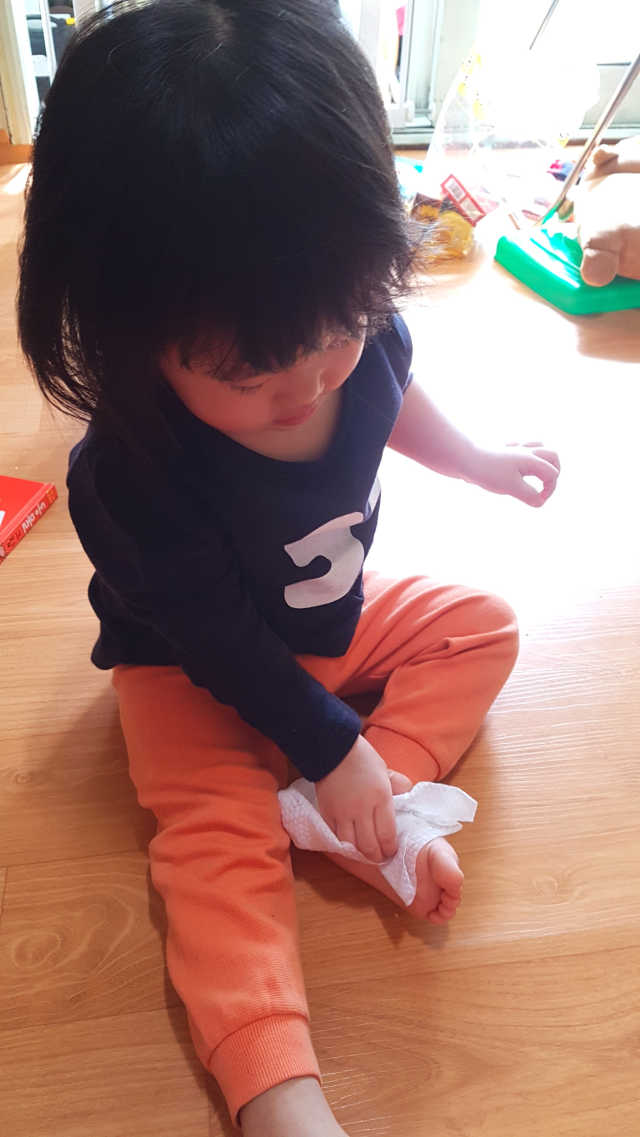 베비스킨 아기 물티슈 리뷰 사진
