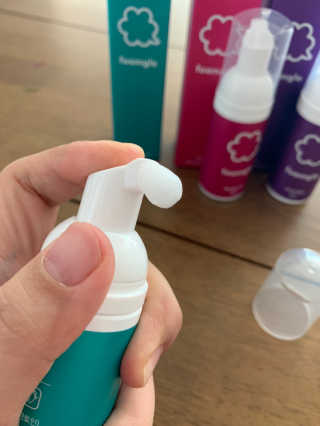 폼글 I foamgle [폼글] 거품가글 50ml 3종 - 민트, 라벤더, 라즈베리 — 4점을 준 리뷰어가 2019년 10월 올린 사용 사진