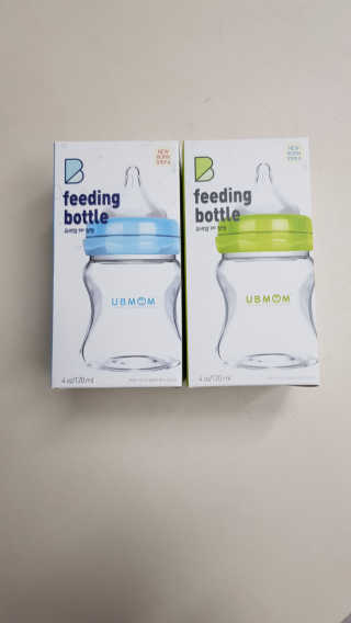 유비맘 신생아젖병 120ml 트리플팩_ 젖꼭지 포함 — 4점을 준 리뷰어가 2020년 2월 올린 사용 사진
