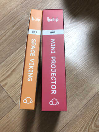 비클립 bclip 스페이스바이킹팩 - 아날로그 감성의 프로젝터 — 5점을 준 리뷰어가 2018년 4월 올린 사용 사진