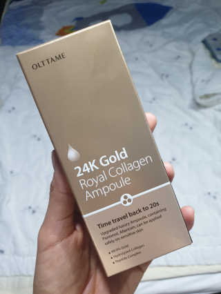 오르템 24K 골드 로얄 콜라겐 앰플 — 5점을 준 리뷰어가 2019년 10월 올린 사용 사진