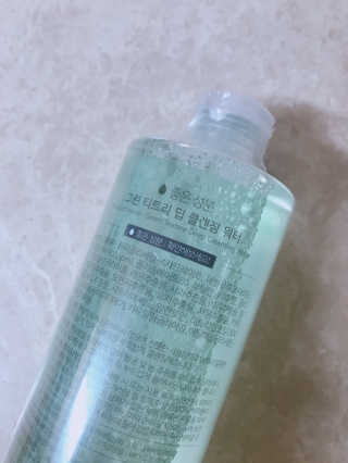 (주)에네스티 그린 티트리 딥 클렌징 워터 300ml — 4점을 준 리뷰어가 2019년 11월 올린 사용 사진