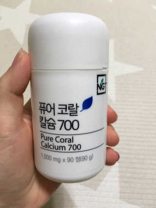 네츄럴굿띵스 퓨어 코랄 칼슘 700 30일분 — 5점을 준 리뷰어가 2018년 10월 올린 사용 사진