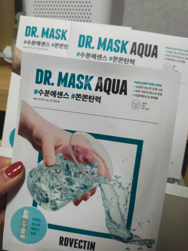 로벡틴 닥터 마스크 아쿠아 리뷰 사진